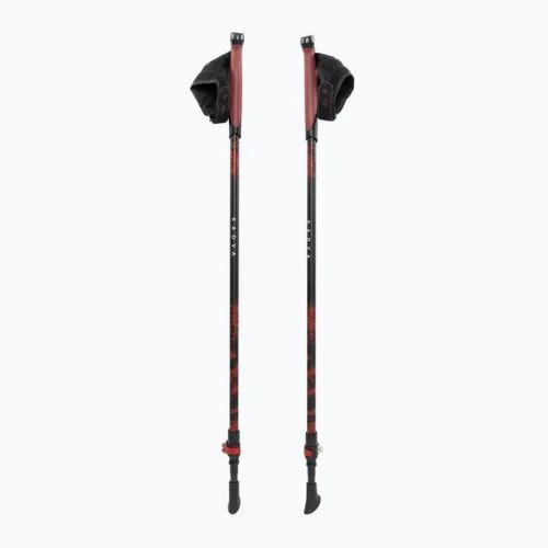 Nordic walking poles KADVA Halna red