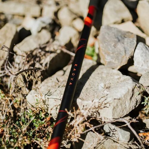 KADVA Tengri adjustable trekking poles red