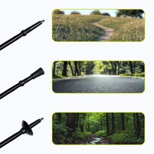 KADVA Tengri adjustable trekking poles red