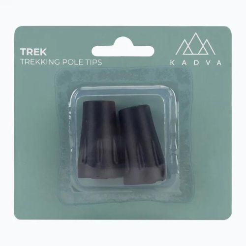 KADVA Trek trekking pole caps black