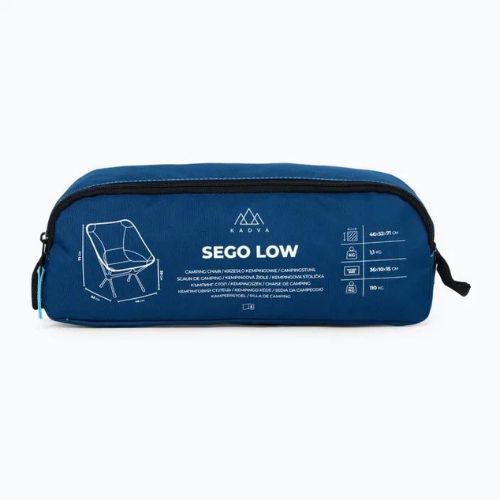 KADVA Sego Low Ultralight Foldable Camping Chair Blue
