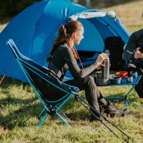 KADVA Sego Mid ultralight foldable camping chair blue