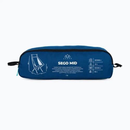 KADVA Sego Mid ultralight foldable camping chair blue