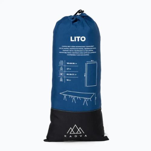 KADVA Lito ultralight travel bed blue