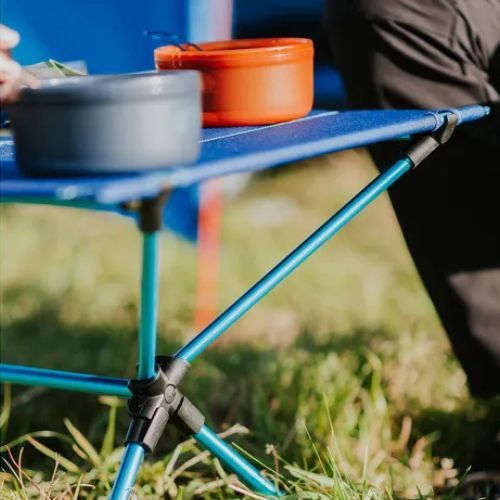 KADVA Tablo ultralight blue camping table