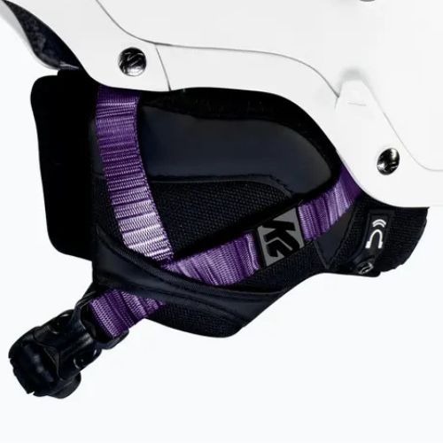 K2 Virtue pearl white ski helmet