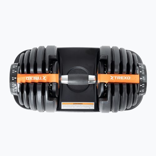 XTREXO ADT-24-BF adjustable dumbbell 24 kg black