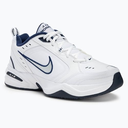 Men's training shoes Nike Air Monarch IV white / metallic silver