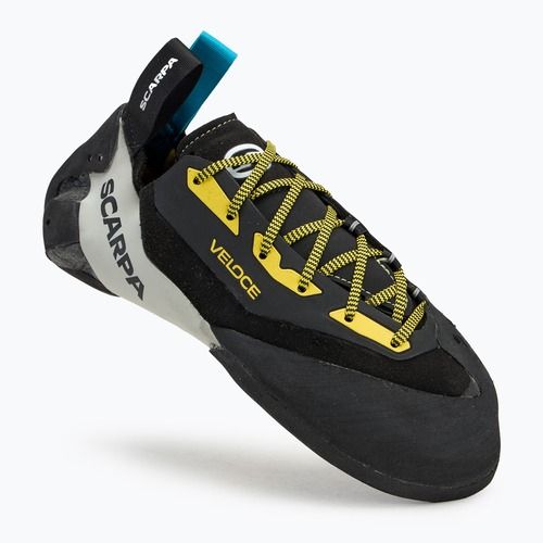 SCARPA Veloce L climbing shoe black/yellow