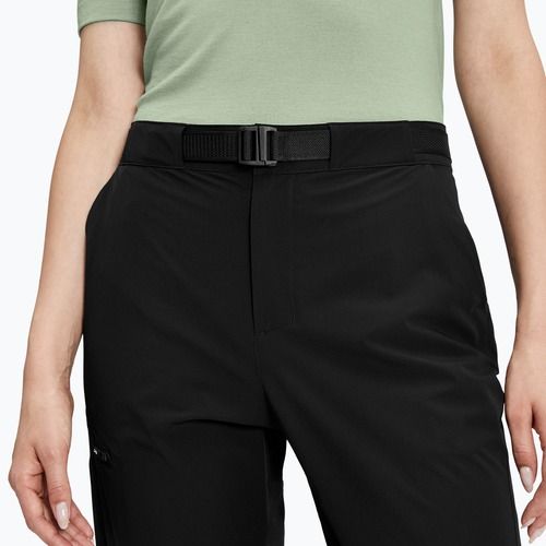 Women's trekking trousers On Trek black
