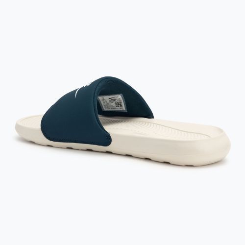 Men's Nike Victori One Slide flip-flops armory navy / light orewood brown / sail
