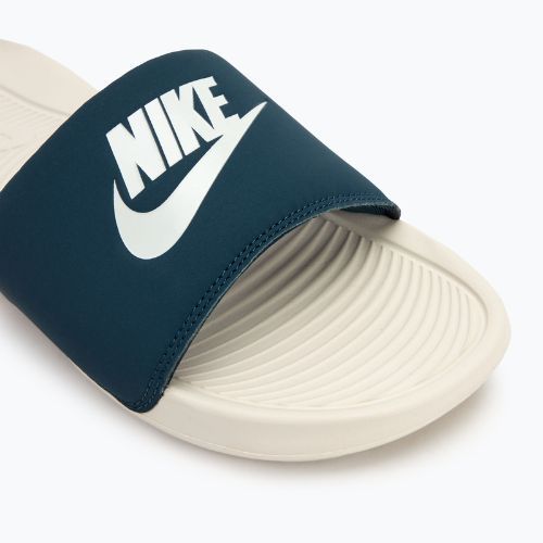 Men's Nike Victori One Slide flip-flops armory navy / light orewood brown / sail