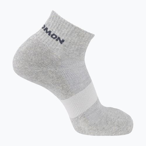 Salomon Evasion socks 2 pairs light grey/heather medium