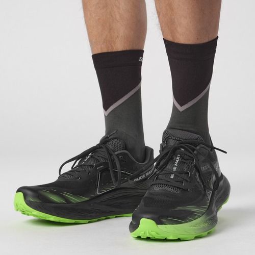 Salomon Pulse Crew black/ monument/ magnet running socks