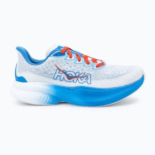 Women's running shoes HOKA Mach 6 white/virtual blue