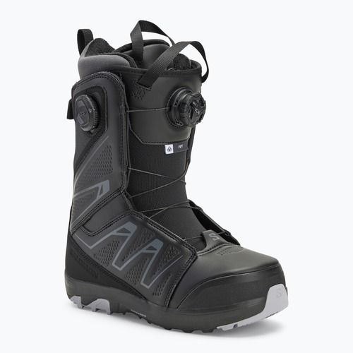 Women's snowboard boots Salomon Ivy Boa SJ Boa W black/black/lilac gray
