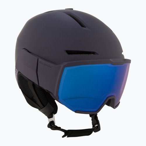 Salomon Osmo Pro Sigma Photo nightshade/sky blue ski helmet