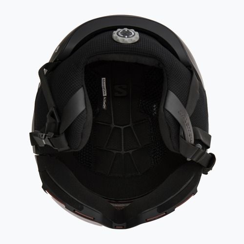 Salomon Osmo ski helmet black/flash tonic orange
