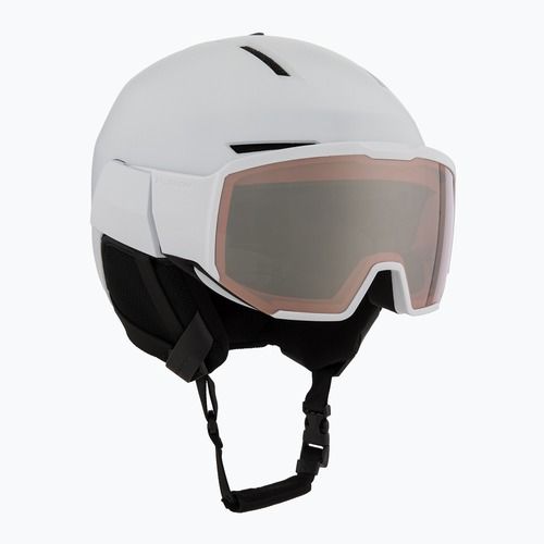 Salomon Osmo ski helmet white/flash tonic orange