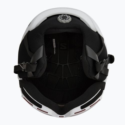 Salomon Osmo ski helmet white/flash tonic orange