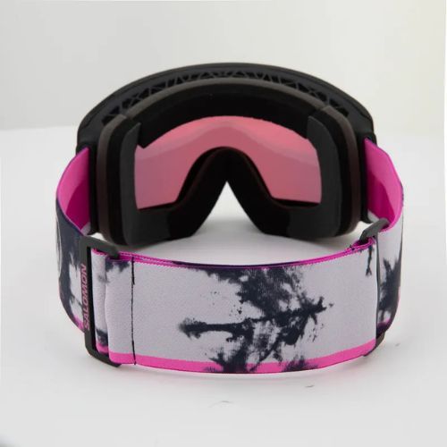 Salomon Sentry Prime Sigma black echo/poppy red/light blue ski goggles