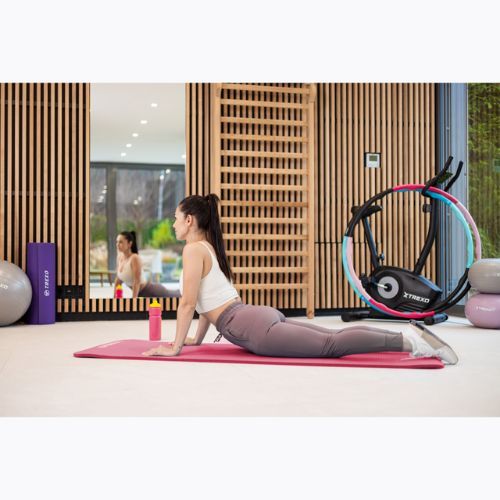 XTREXO NBR 15 mm exercise mat with strap pink