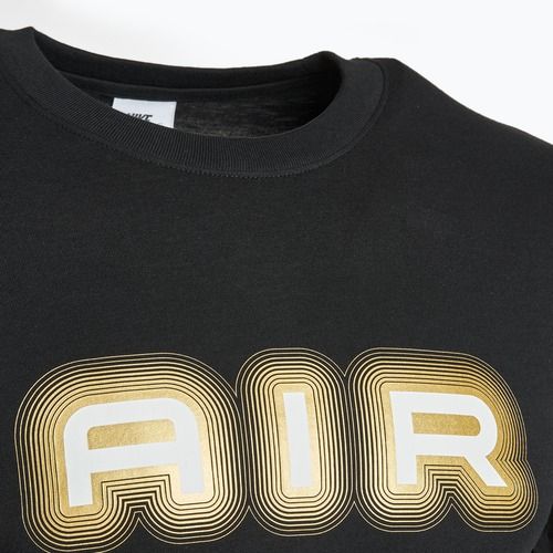 Men's Nike Air Graphic black/metallic gold T-shirt