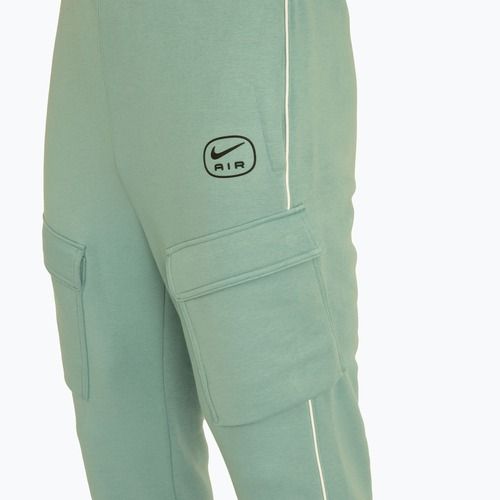 Men's Nike Air Fleece Cargo denim turqoise/black trousers