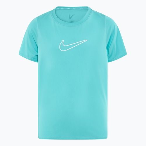 Nike One Dri-Fit green frost/white children's t-shirt