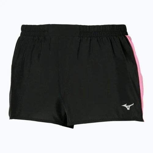 Mizuno Aero 2.5 black/wild orchid running shorts