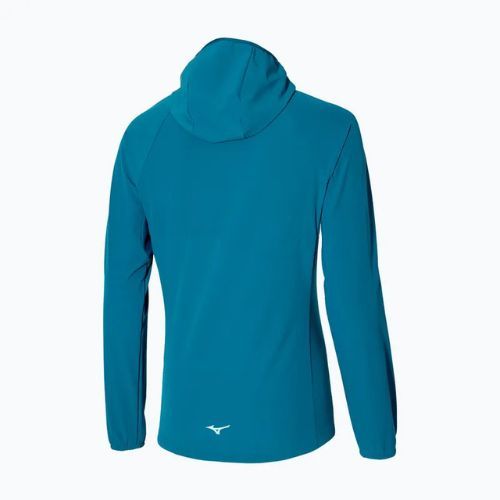 Women's running jacket Mizuno Alpha Jacket moroccan blue