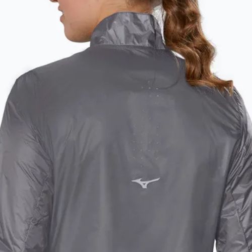 Women's running jacket Mizuno Aero grey