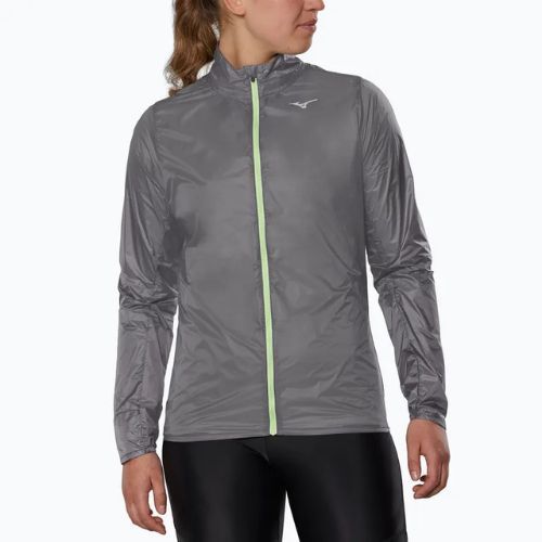 Women's running jacket Mizuno Aero grey