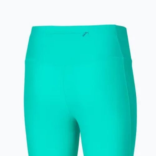 Women's leggings Mizuno Impulse Core 3/4 blue turquoise