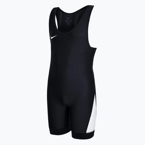 Men's Nike Grappler Elite Singlet black/white jumpsuit