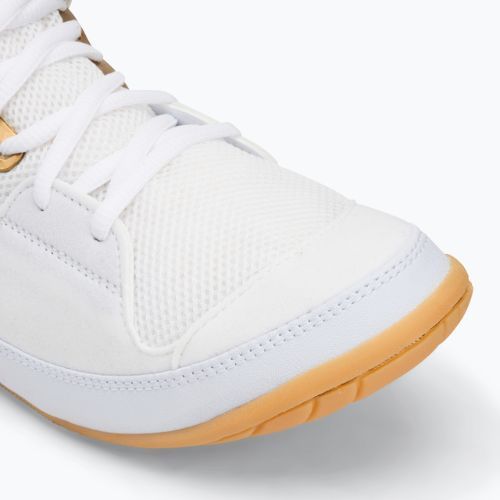 Nike Fury white/metallic gold wrestling shoes