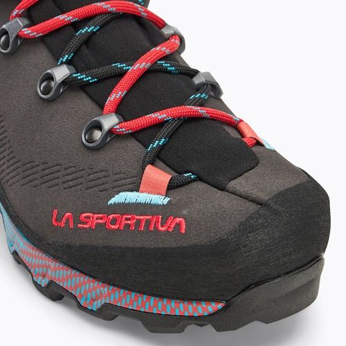 Women's trekking shoes La Sportiva Aequilibrium Trek GTX carbon/malibu blue