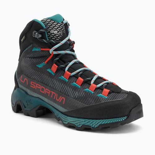 Women's trekking boots La Sportiva Aequilibrium Hike GTX SW24 carbon/ everglade