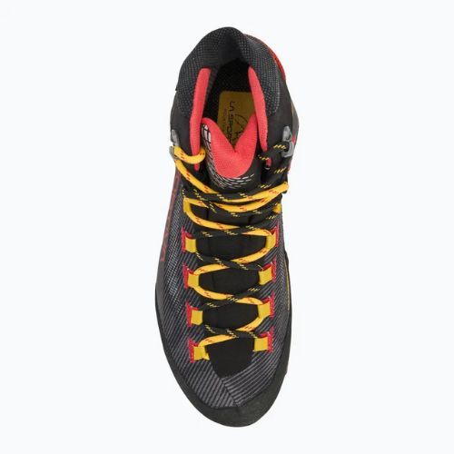 Men's La Sportiva Aequilibrium Hike GTX carbon/ yellow high-mountain shoe