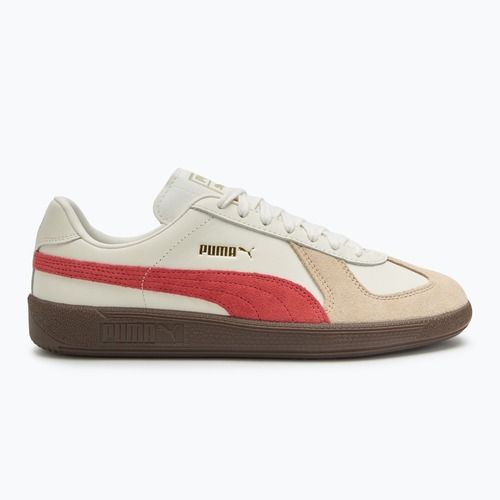 PUMA Army Trainer warm white/granola/astro red shoes