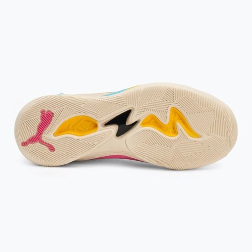 Men's PUMA TRC Blaze Court eggshell blue/electro pool shoes