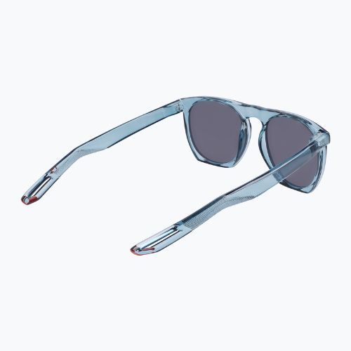 Nike Flatspot XXII worn blue/ silver flash sunglasses