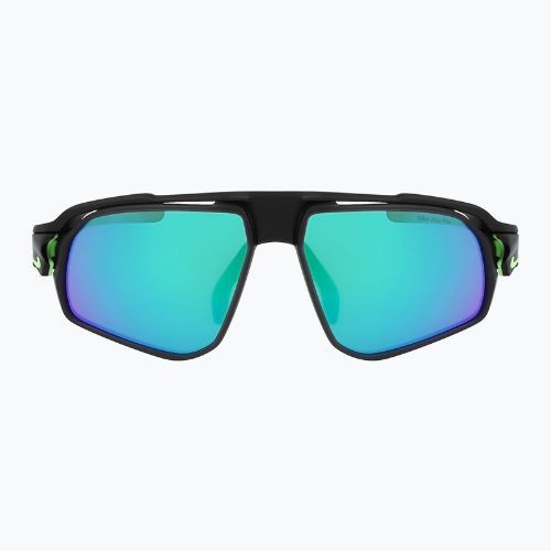 Nike Flyfree M matte black/ green mirror/ road tint sunglasses