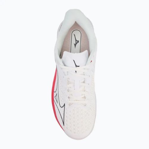 Women's tennis shoes Mizuno Wave Exceed Tour 5 CC undyed white/quiet shade/opera red