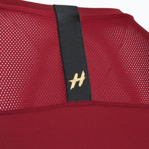 Men's HOOK FIGHTING Base red longsleeve rashguard