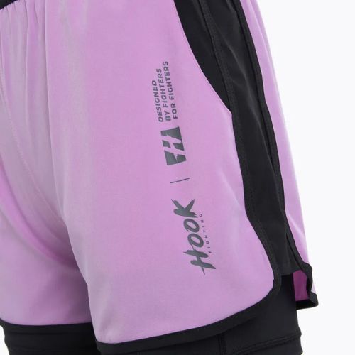 Women's training shorts HOOK FIGHTING Base violet