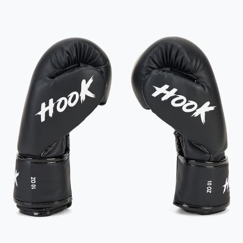 HOOK FIGHTING Ready To Spar filled boxing gloves black