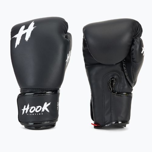 HOOK FIGHTING Ready To Spar filled boxing gloves black