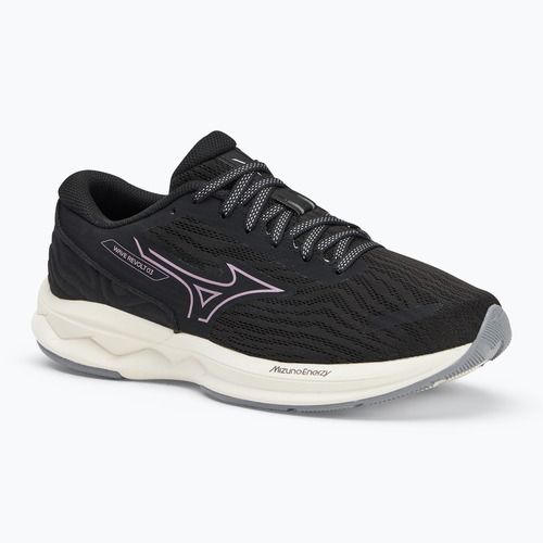 Women's running shoes Mizuno Wave Revolt 3 black/cosmo chrome/mizuno snow white