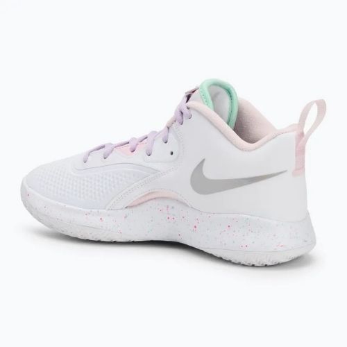 Nike Hyperset 2 SE volleyball shoes white/hyper pink/mint foam/violet mist/pink foam